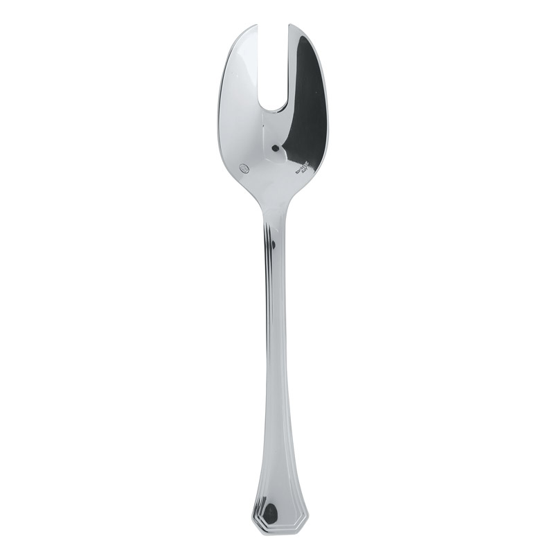 Deco Silverplate Salad Serving Fork