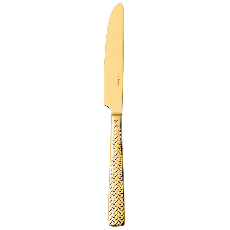 Cortina Gold Table Knife Solid Handle