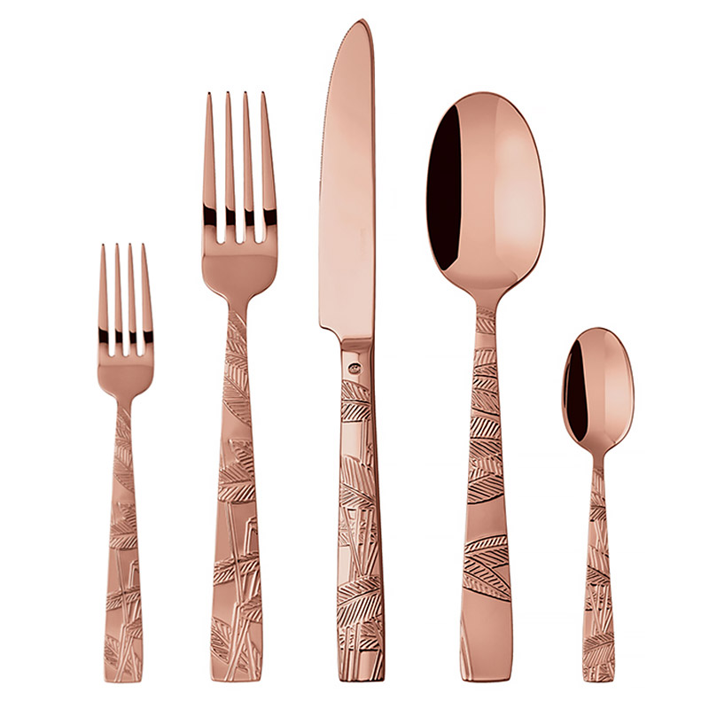 Jungle Copper 5 Piece Place Setting