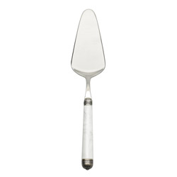 Nazare White Cake Server
