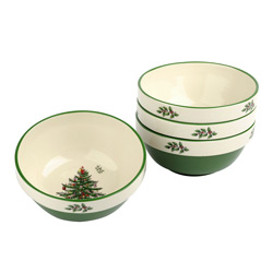 Christmas Tree Stacking Bowls, Set of 4