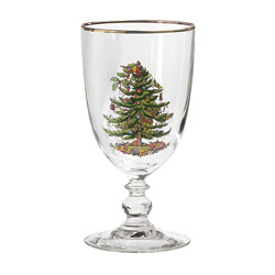 A photo of Christmas Tree Pedestal Goblet