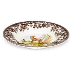 Woodland Soup Plate, Deer