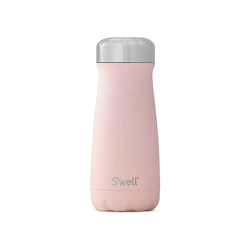 Stainless Steel Traverler, Pink Topaz