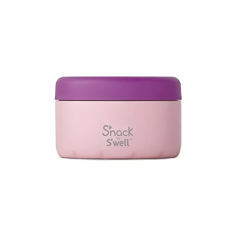 S'nack 10oz Pink Punch Food Container