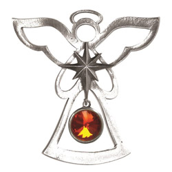 A photo of Birthstone Angel, July/Carnelian-Ruby