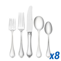A photo of Old Newbury 46pc Set, Dinner Size, Cream