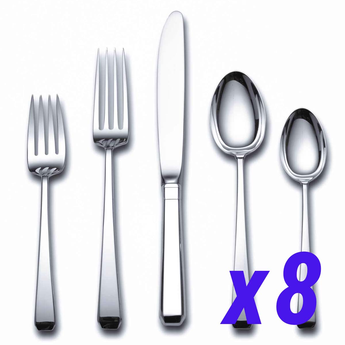 46pc Service for 8, Dinner