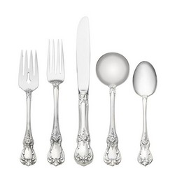 floral styled flatware set