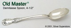 Old Master Demitasse Spoon