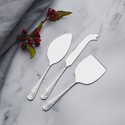 A photo of Santa 3 Piece Cheese Set
