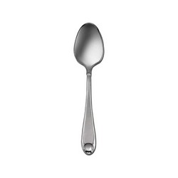 A photo of Satin Garnet Oval Soup Spoon