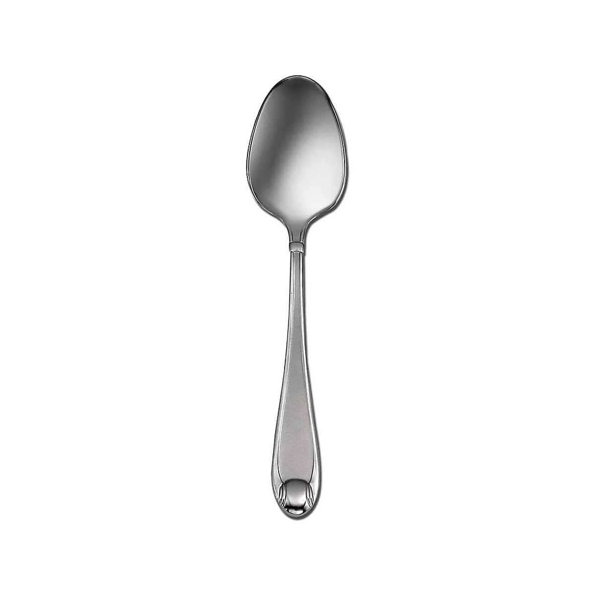 Satin Garnet Oval Soup Spoon