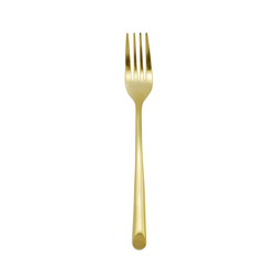 Wave Gold Dinner Fork