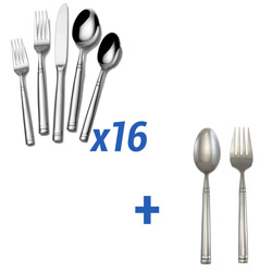 A photo of Stephanie 82pc Service for 16