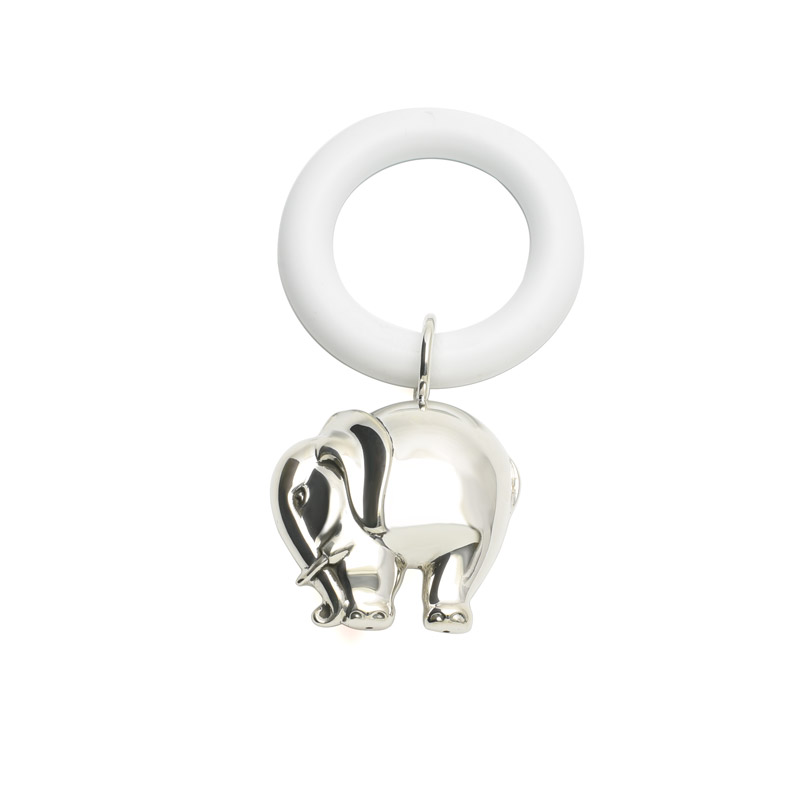 Elephant Keychain .925 Sterling Silver 