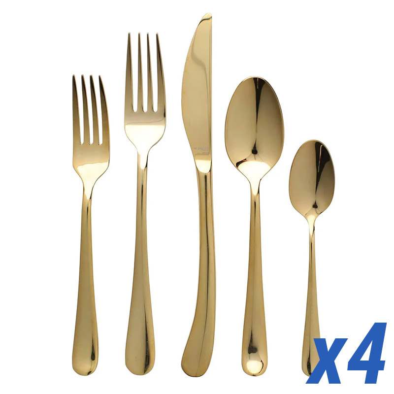 Settimocielo Gold 20pc Service for 4