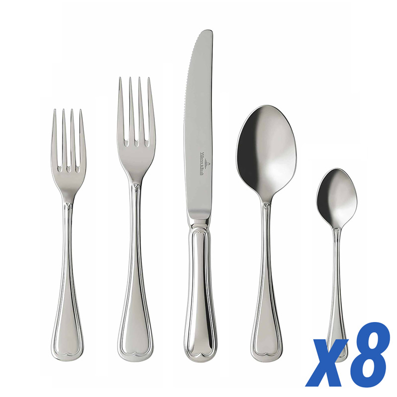 French Garden 40pc Service for 8, European Size