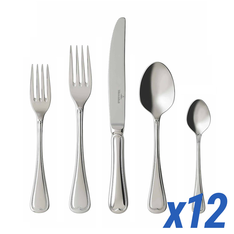 French Garden 60pc Service for 12, European Size