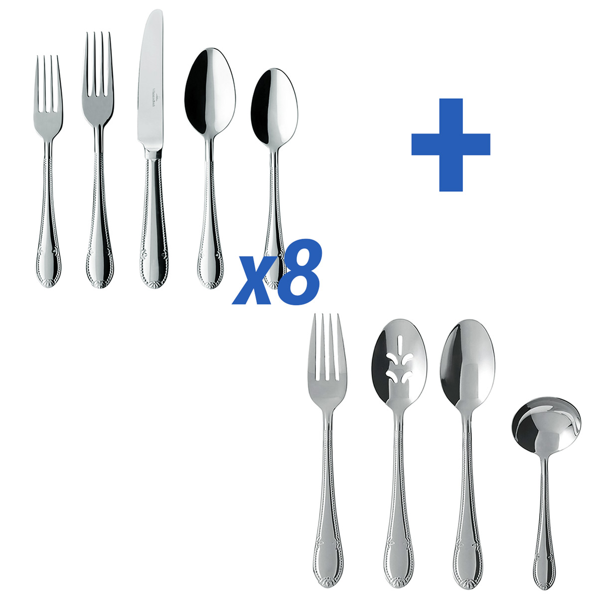44pc Service for 8