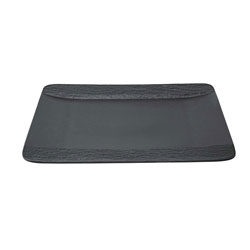 A photo of Manufacture Rock Dinner Plate, Square