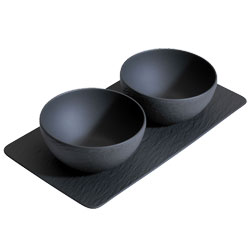 A photo of Manufacture Rock 3pc Condiment Set