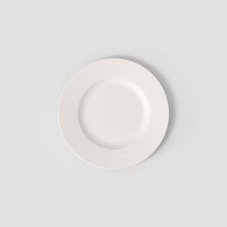 Manufacture Rock Blanc Salad/Dessert Plate