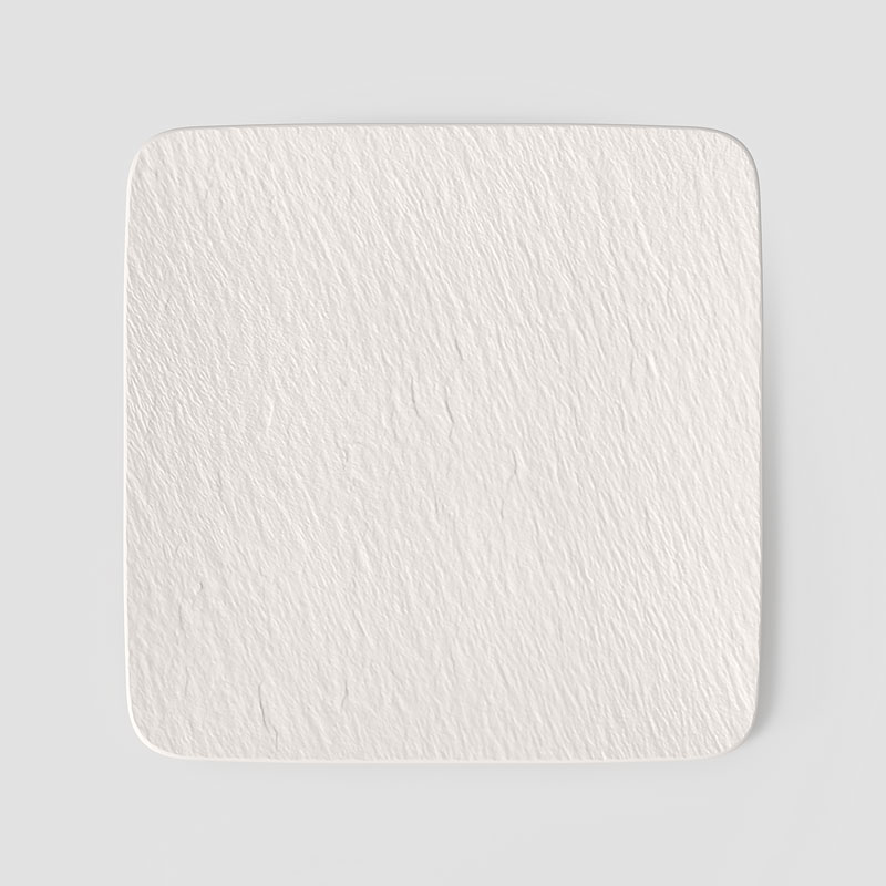 Manufacture Rock Blanc Square Buffet Plate