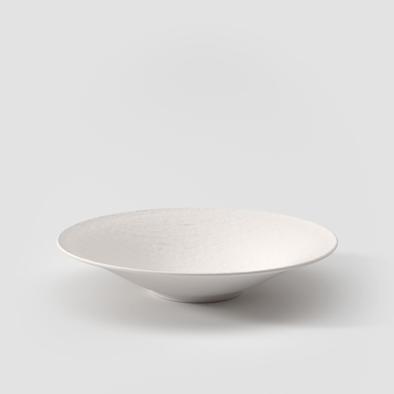 Manufacture Rock Blanc Coupe Pasta Bowl