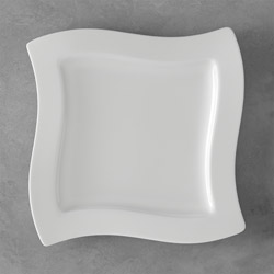 New Wave Dinner Plate, Square