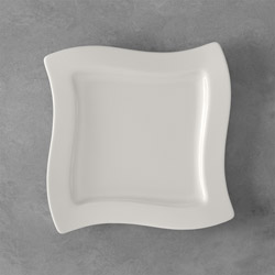 A photo of New Wave Salad Plate, Square