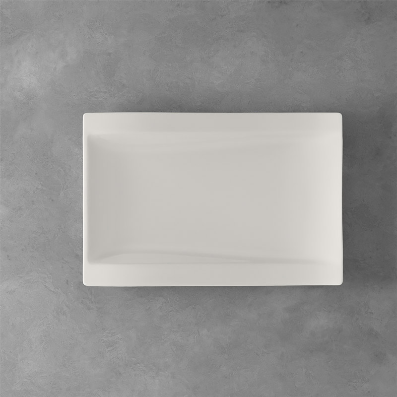 New Wave Dinner Plate Lg, Rectangular