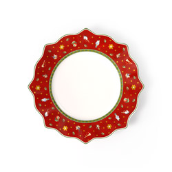 Toys Delight Dinner Plate, Red