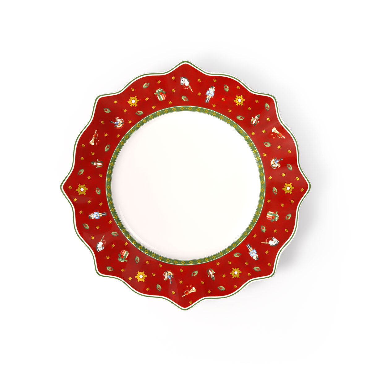 Toys Delight Dinner Plate, Red