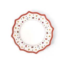 Toys Delight Dinner Plate, White