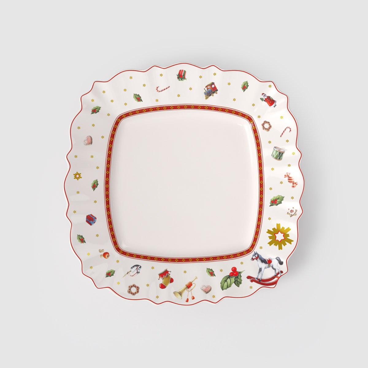 Toys Delight Dinner Plate, Square