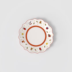 Toys Delight Bread & Butter Plate, White