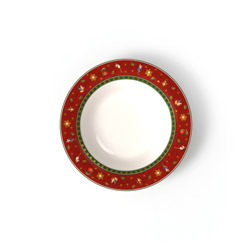 Toys Delight Deep Plate/Soup Bowl, Red