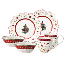 Toys Delight, Breakfast for 2, 6 Piece Set, White