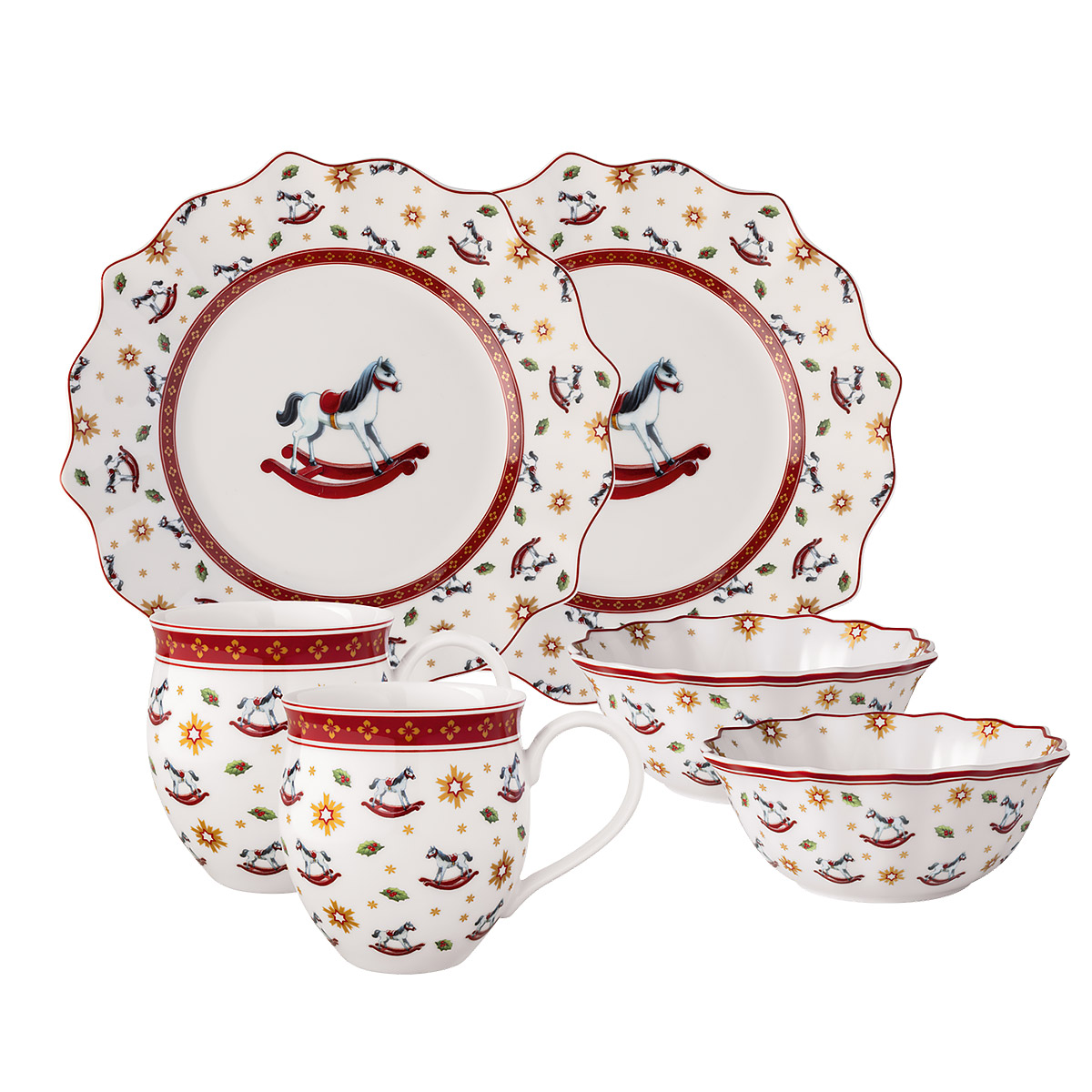 Toys Delight, Breakfast Set for 2, Rocking Horse