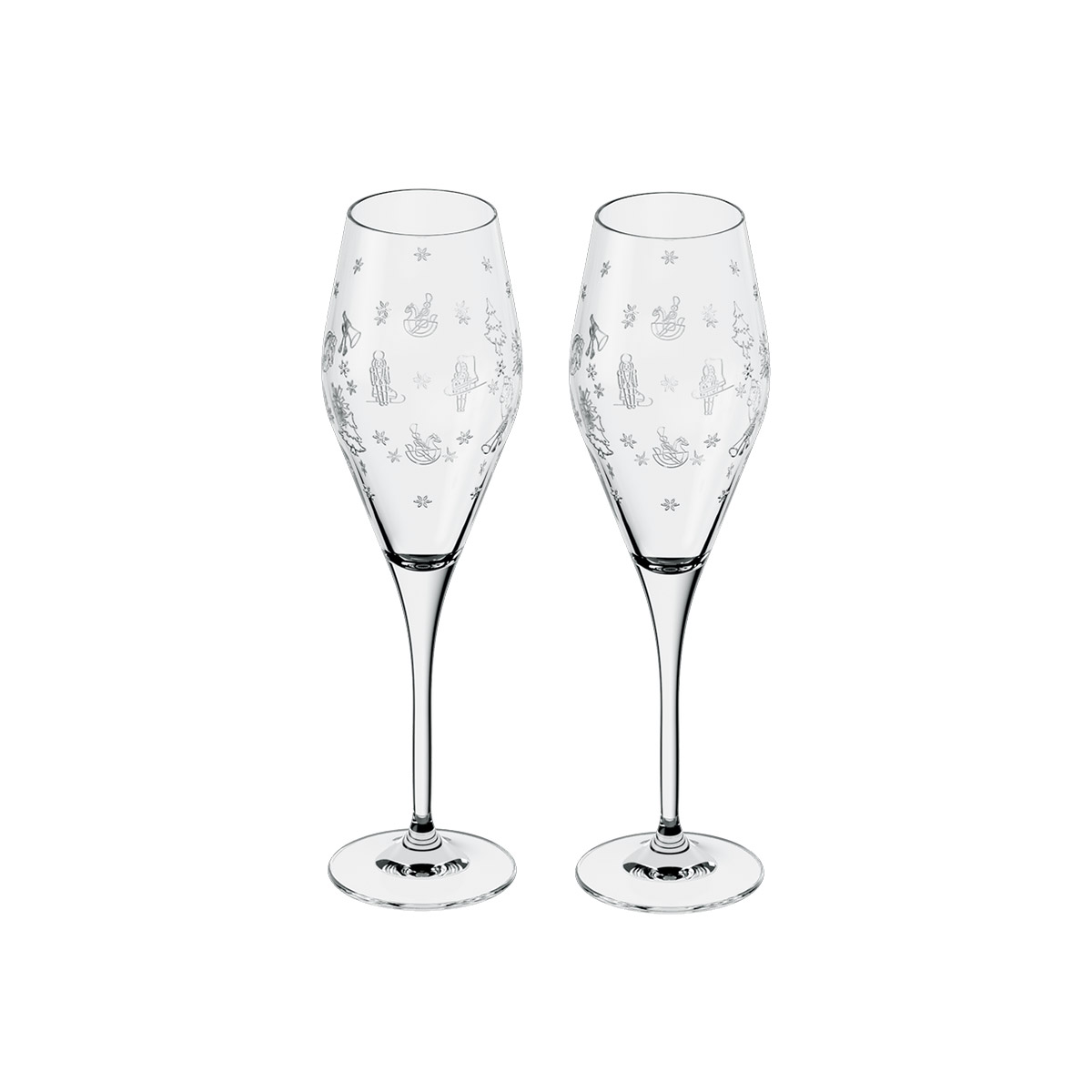 Toys Delight Champagne Glass, Pair