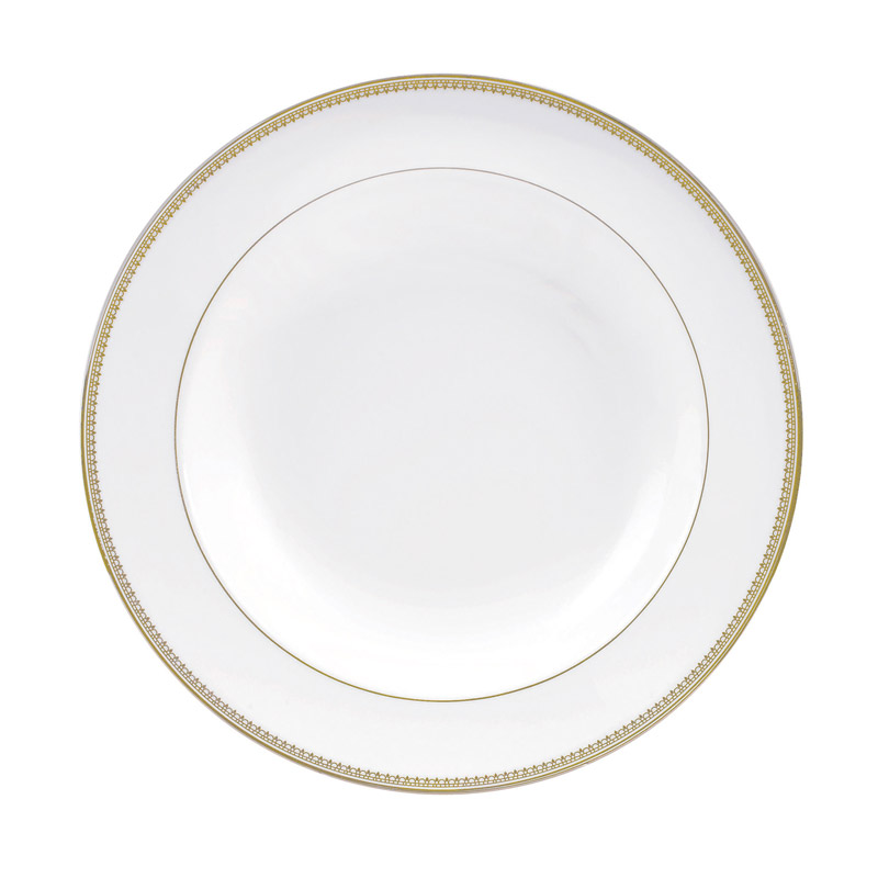Vera Lace Gold Rim Soup Bowl, 9&in.