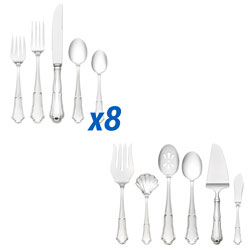 A photo of Barocco 46pc Service for 8