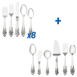 A photo of Grande Baroque 46pc Service for 8, Place