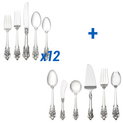 Grande Baroque 66pc Service for 12, Dinner