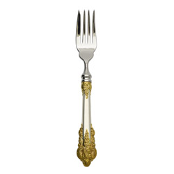 A photo of Golden Grande Baroque Fish Fork, HH