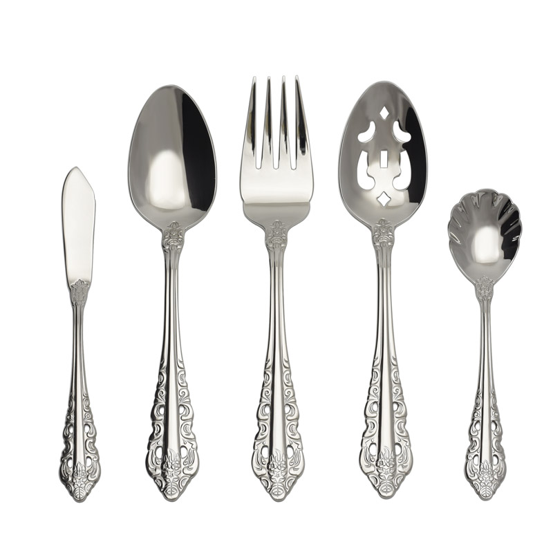 Antique Baroque 5pc Serving Set