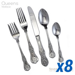 A photo of Queens 45pc Service for 8