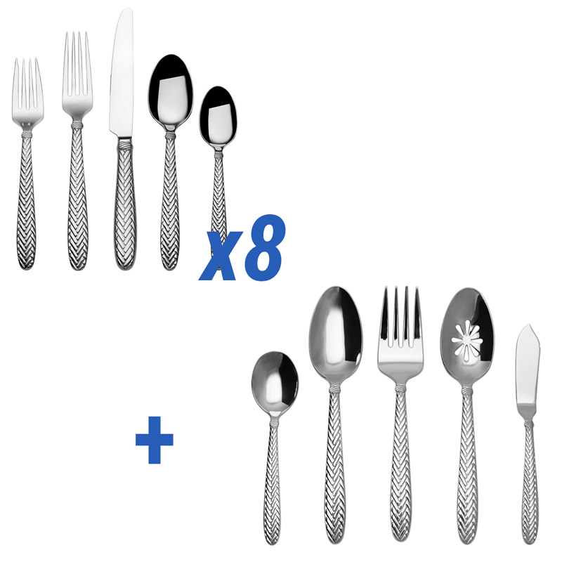 Reins 45 Piece Service for 8