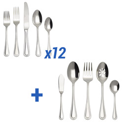 A photo of Continental Bead 65pc Service for 12